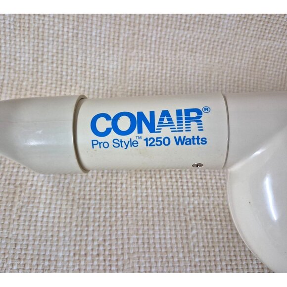 Vintage Tan1980s Conair Pro Style1250w Model 085D  Hairdryer Blow Dryer Works - Picture 4 of 9